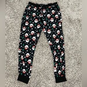 BLACK SANTA PANTS
